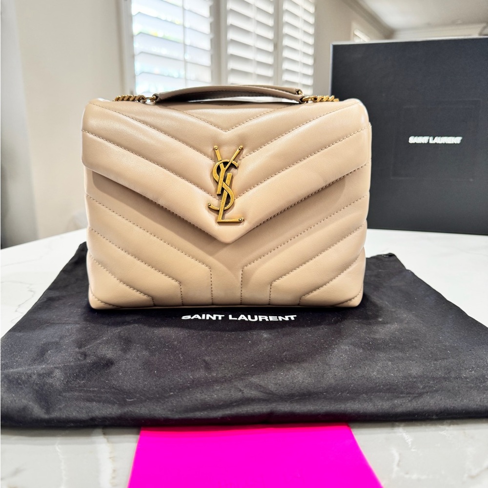 Saint Laurent Small LouLou Quilted Shoulder Bag